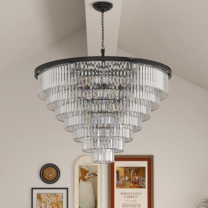 MEELIGHTING 24 Lights Empress Crystal Chandelier Lighting Modern Contemporary Chandeliers Pendant... | Amazon (US)