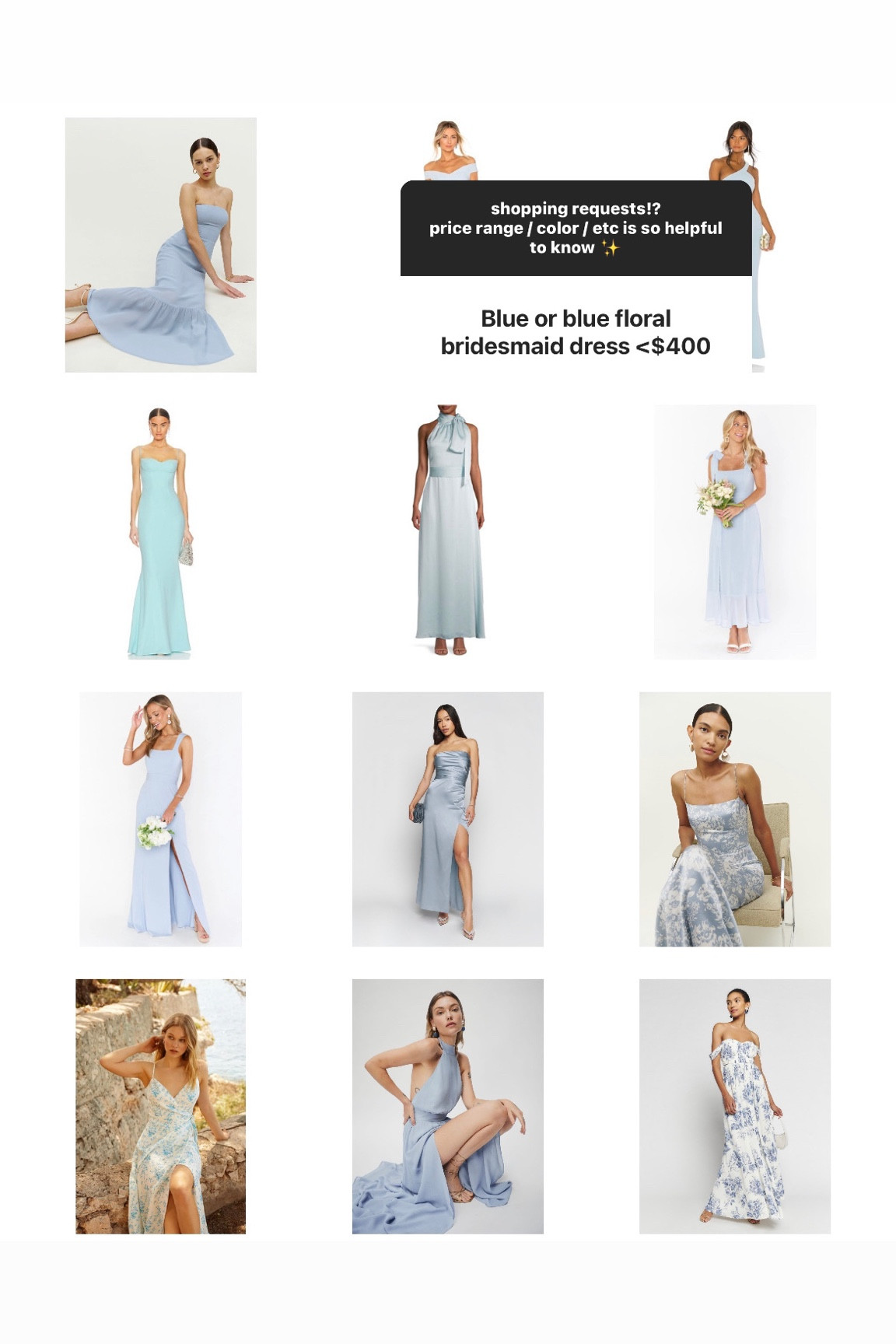 blue bridesmaid dress under $400 🤍

#LTKSeasonal #LTKstyletip #LTKwedding