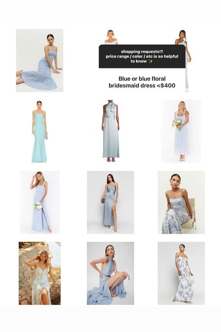 blue bridesmaid dress under $400 🤍

#LTKSeasonal #LTKstyletip #LTKwedding