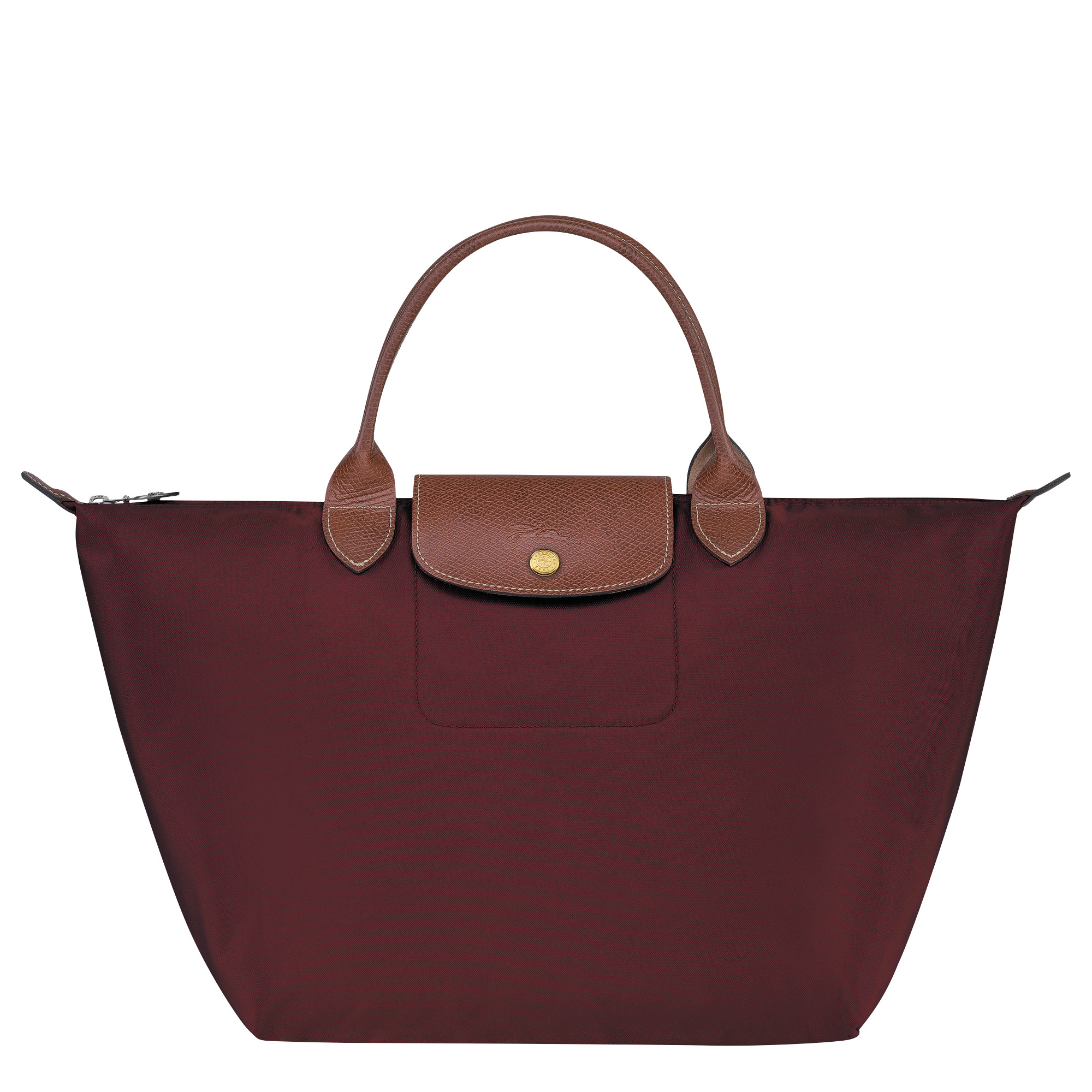 Borsa con manico M Le Pliage Original Tela riciclata - Amaranto | Longchamp IT | Longchamp
