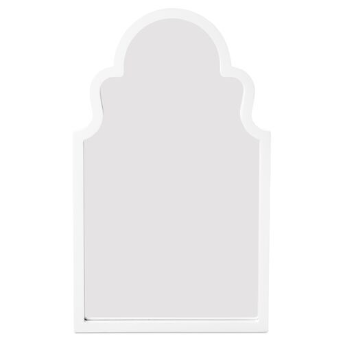 Elberta Wall Mirror, White | One Kings Lane