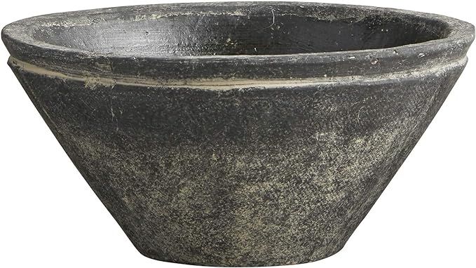 47th & Main Cement Decorative Bowl Planter, 7.5" Diameter, Black | Amazon (US)