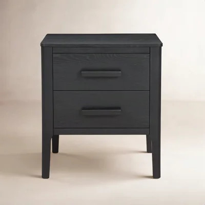 Godina 20" W 2-Drawer Solid and Manufactured Wood Nightstand | Wayfair North America