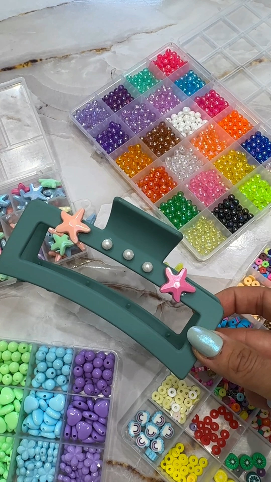 SUMMER CLAW CLIPS 🐚✨ I love how fun and easy these claw clips are to personalize. The starfish and pearls are such a fun touch for summer. Would be SUCH a fun girls night craft. Adding tons of items here for y’all! 

DIY crafts, claw clips, bedazzle, rhinestone, claw clip, summer, girls night, craft ideas, cute hair accessories, easy DIY accessories, girls night craft ideas, summer accessories, handmade hair accessories, crafty mom, DIY gift ideas

#LTKselfcare #LTKBeauty #LTKSeasonal