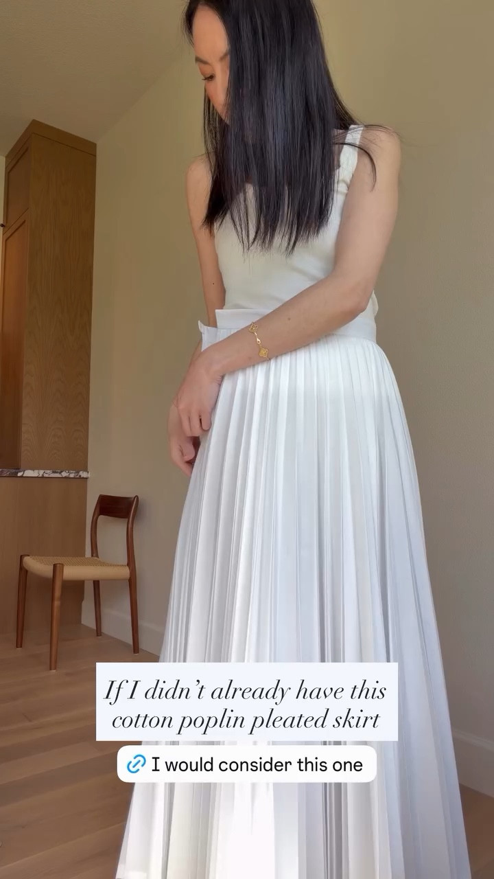 This Pleated Cotton Poplin A-Line Skirt by Róhe is so gorgeous and worth the investment. 

#classicstyle
#whiteskirt
#summerskirt
#pleatedskirt
#midiskirt

#LTKWorkwear #LTKootd #LTKSeasonal