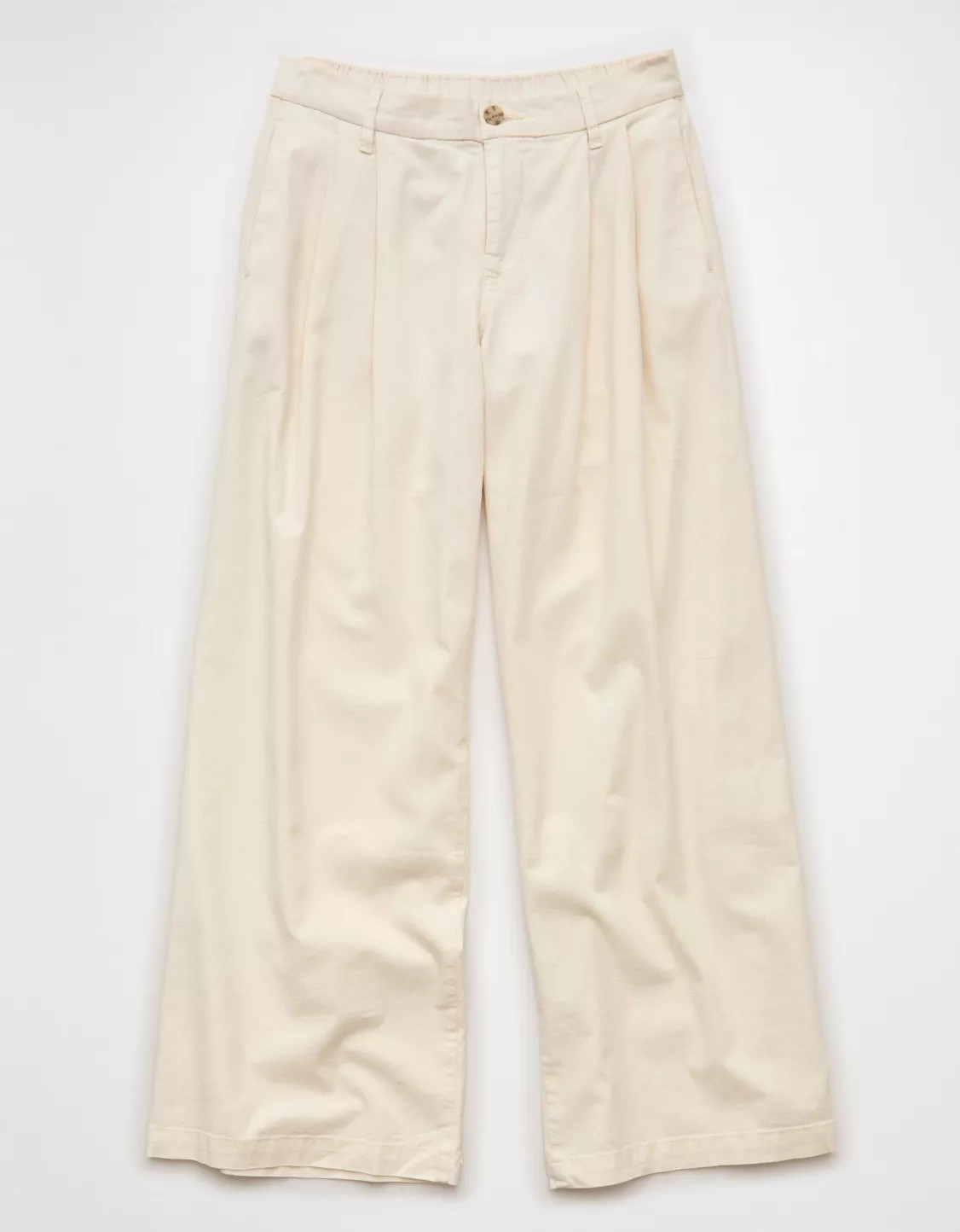 AE High-Waisted Linen-Blend Trouser | American Eagle Outfitters (US & CA)