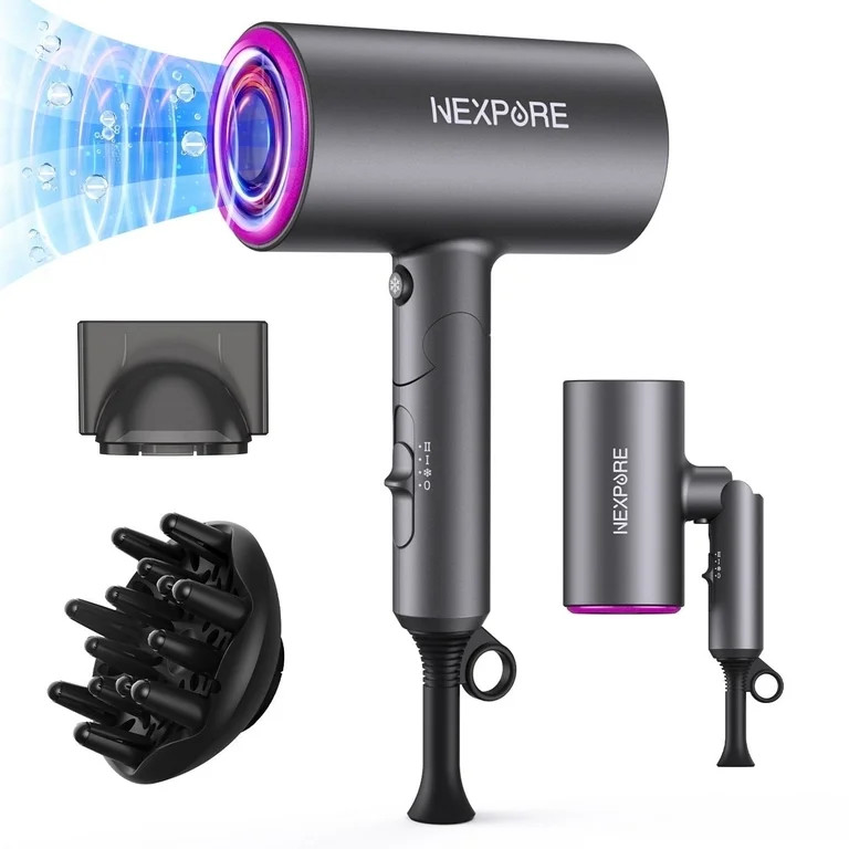 Hair Dryer, NEXPURE 1800W Professional Ionic Blow Dryer for Hair Care, Powerful Wind for Hair Dry... | Walmart (US)