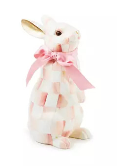 MacKenzie-Childs Rosy Check® Standing Bunny | Belk
