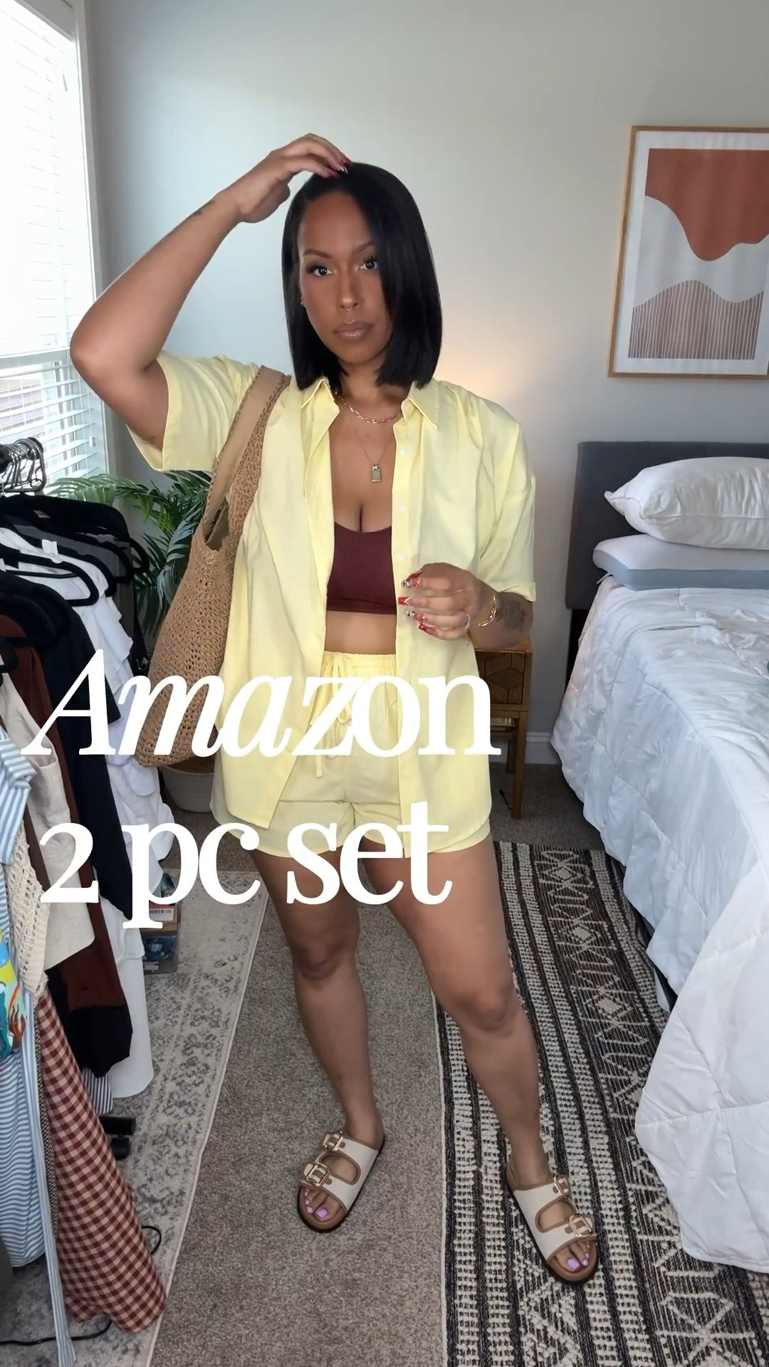 Cute Amazon 2pc set for Spring/Summer ☀️🌻

This set comes in a ton of colors. I’m wearing a size medium. It fits oversized so if you want a tighter fit, size down for sure. 

This would be perfect over a bathing suit 👙🩱

#LTKTall #LTKootd #LTKMidsize