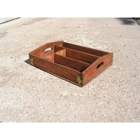 Antique Wooden Distressed Tray Wooden Drawer Retro Patina Cutlery Box Serving Forks Spoon Knives Handmade | Etsy (US)