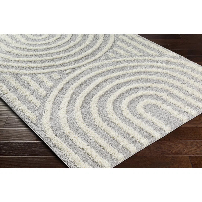 Machine Woven / Power Loomed Performance Slate Gray Rug | Wayfair North America