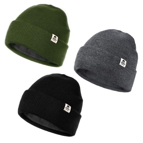 FURTALK Baby Beanie Fleece Lined Toddler Winter Hat Boys Girls Knit Warm Beanies Kids Ski Hats fo... | Amazon (US)