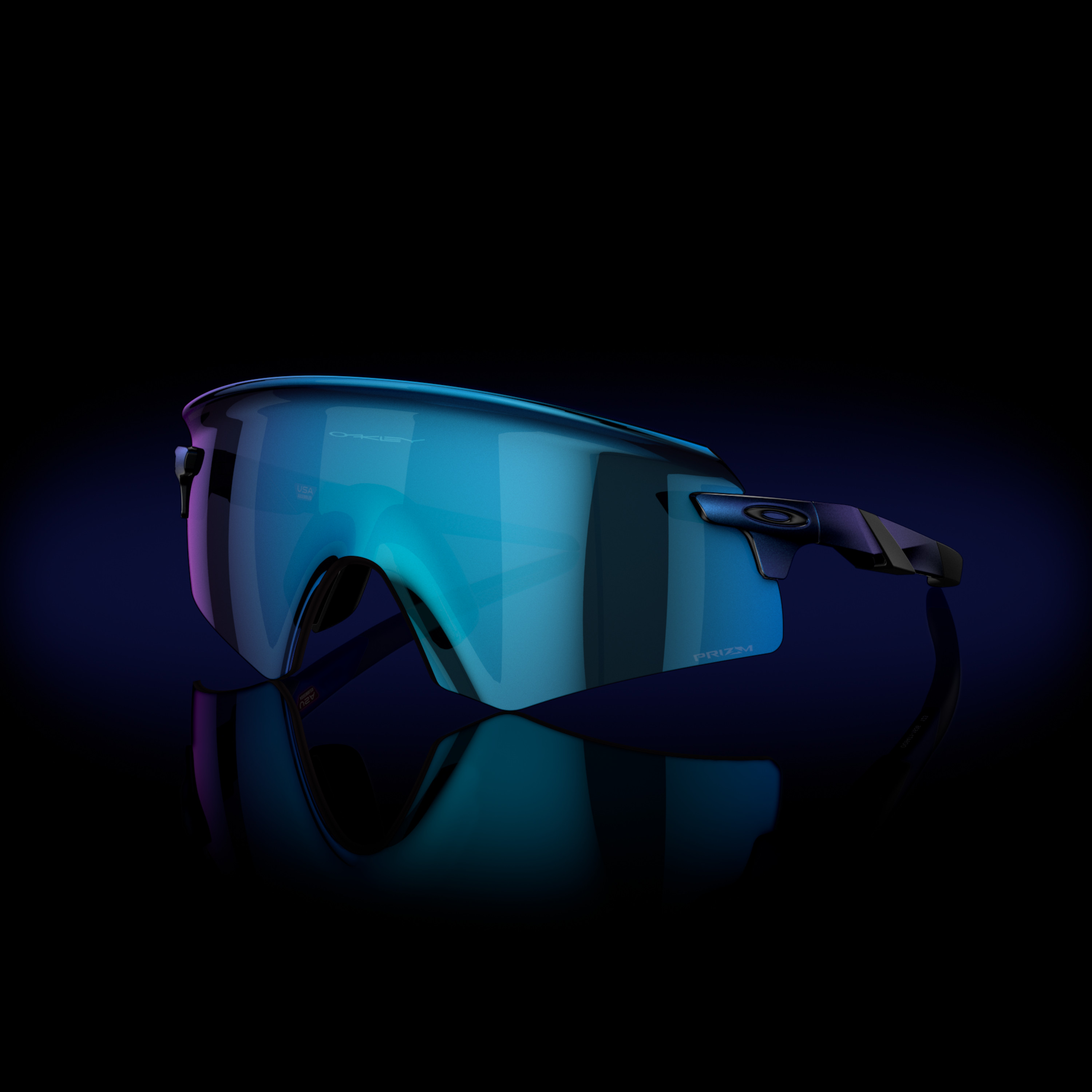 Oakley Encoder Prizm Sapphire Lenses, Matte Cyan/Blue Colorshift Frame Sunglasses | Oakley® | Oakley (US)