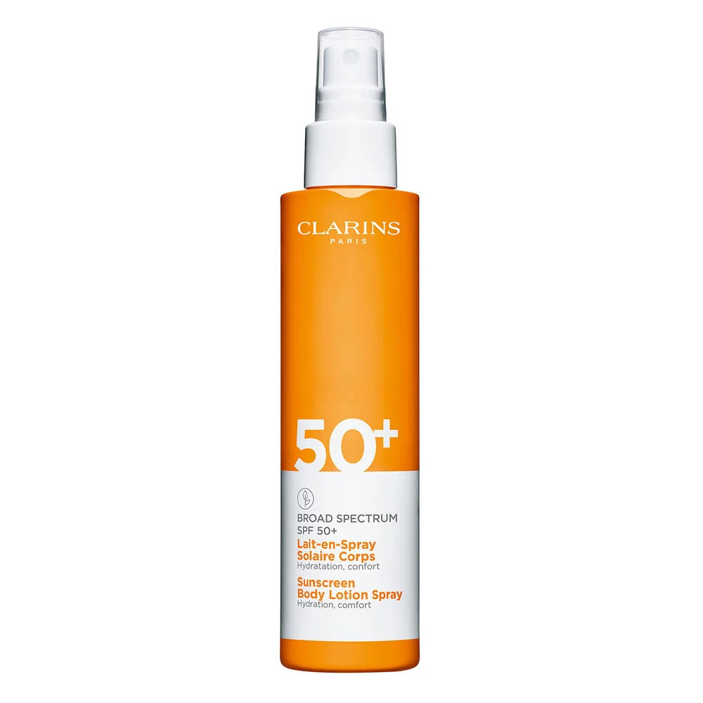 Sunscreen - Body Lotion Spray - Broad Spectrum SPF 50+ | Clarins USA