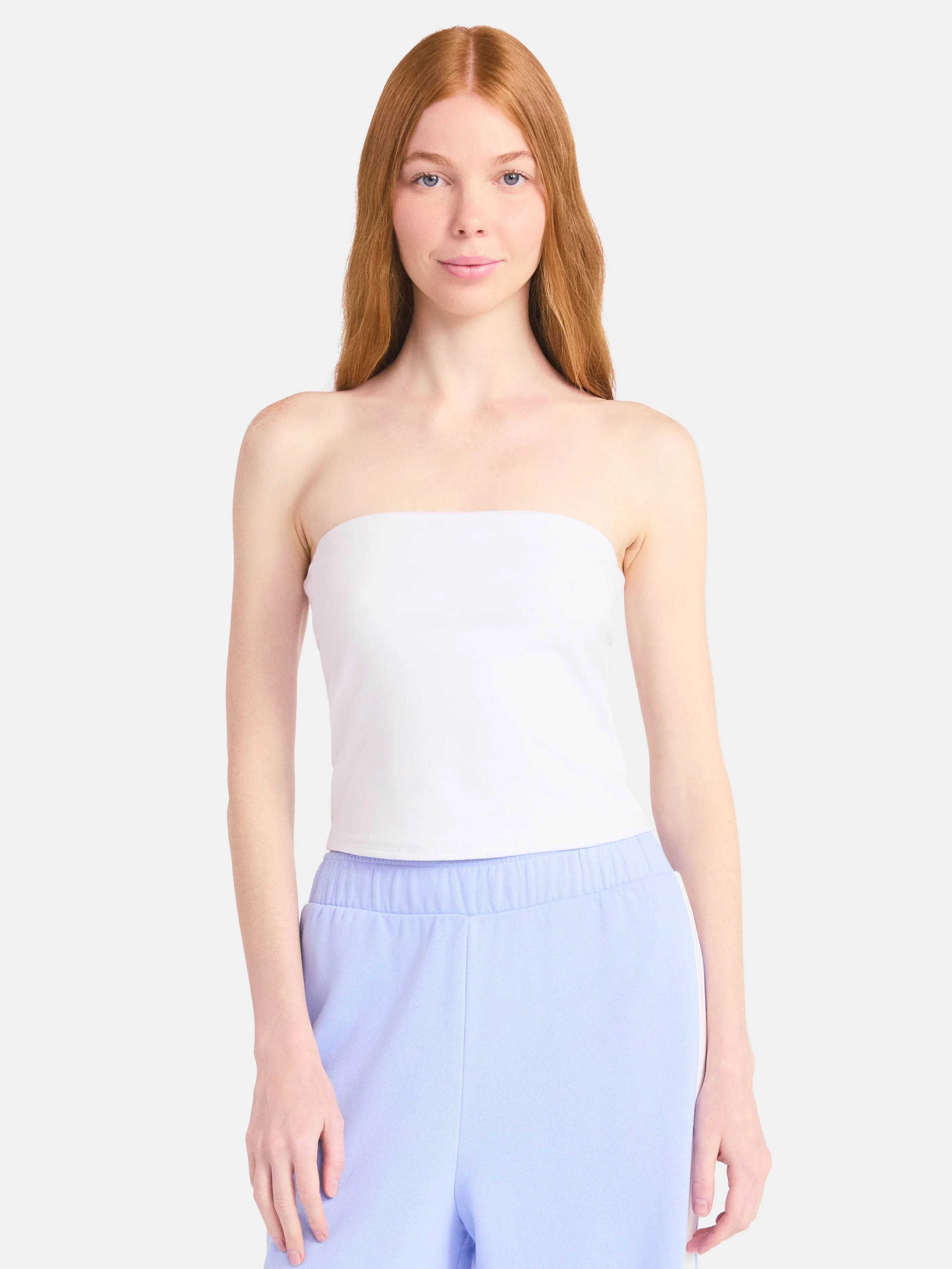 No Boundaries Game Day Cropped Tube Top, Women's | Walmart (US)