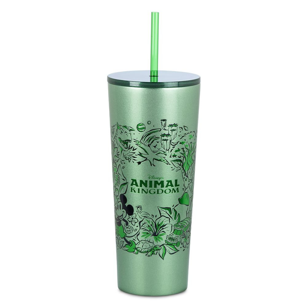 Disney's Animal Kingdom Stainless Steel Starbucks® Tumbler with Straw | Disney Store