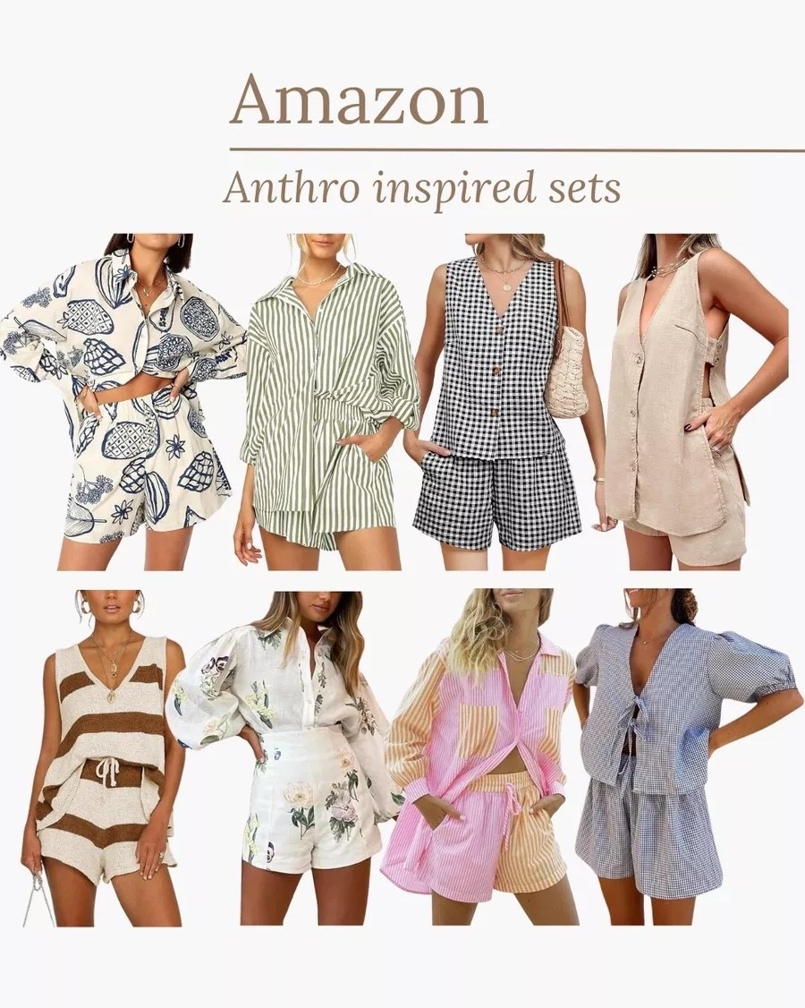 Anthropologie inspired sets — all from Amazon! 

#LTKStyleTip