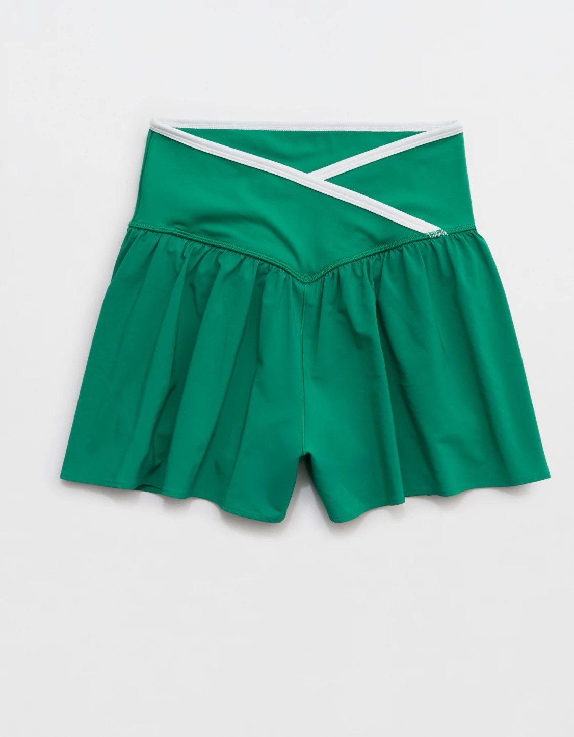 OFFLINE By Aerie Real Me Tipped Crossover Flowy Short | Aerie