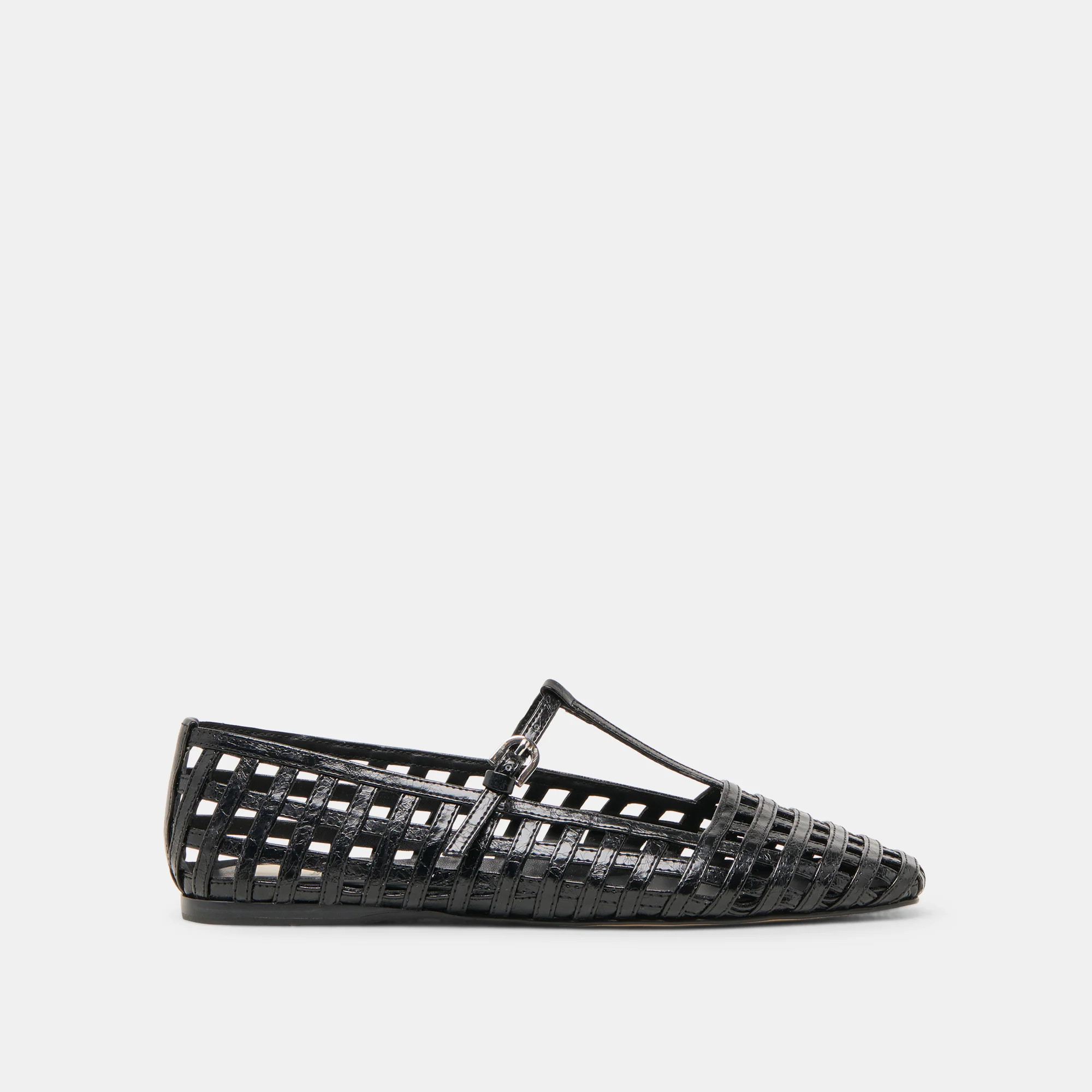 RAINS BALLET FLATS BLACK STELLA | DolceVita.com