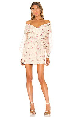 L'Academie The Liliana Mini Dress in Multi Floral from Revolve.com | Revolve Clothing (Global)