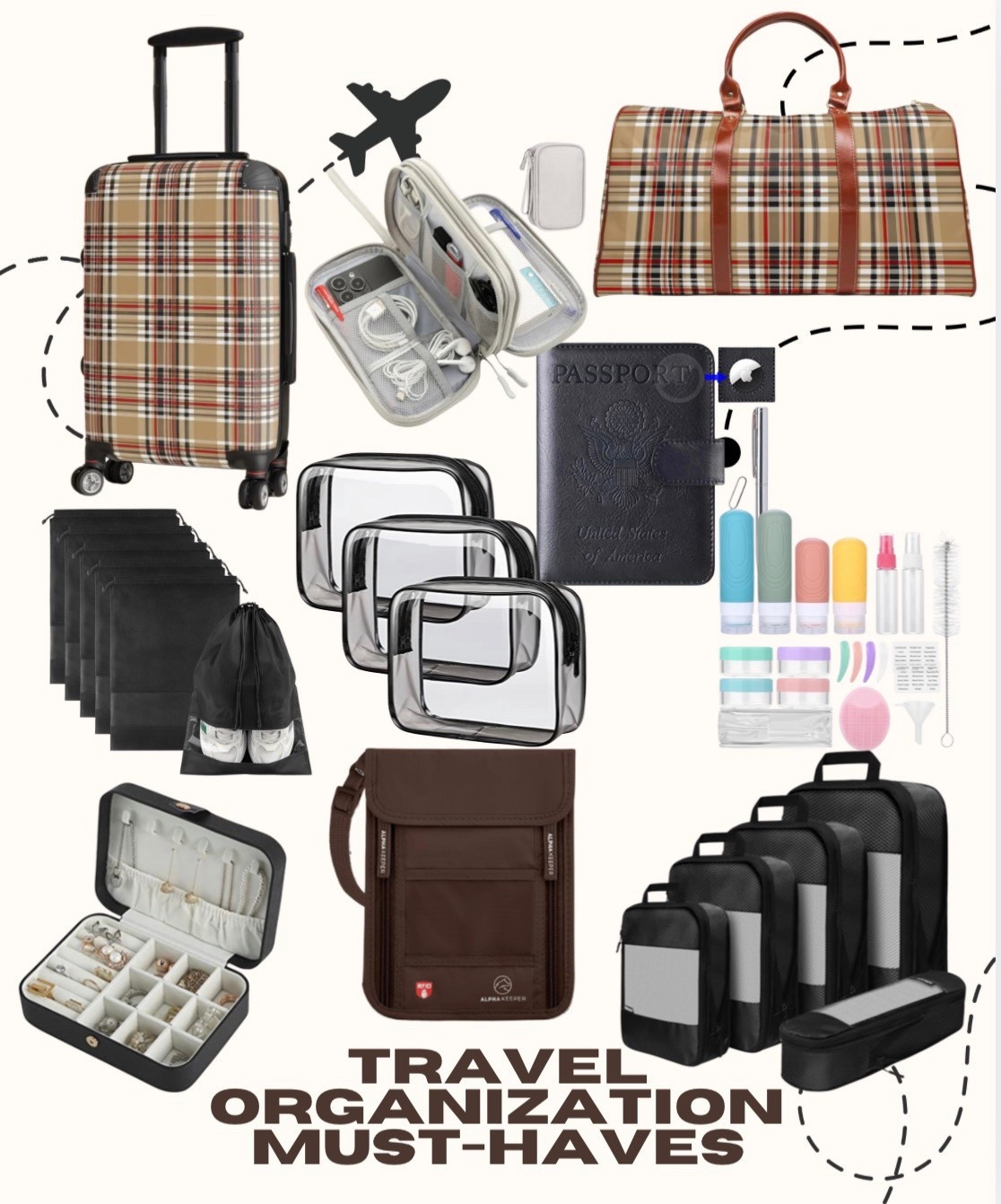If you love a smooth, stress-free trip, these travel organization must-haves are game changers ✈️. Everything has a place - and nothing gets lost. #travelorganization #travelpacking 

#LTKTravel #LTKmomlife #LTKOver40