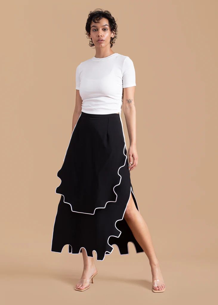 Black Puzzle Skirt | The Folklore