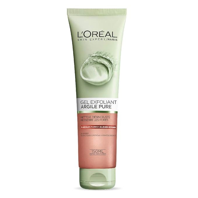 L'Oreal Paris Skincare Pure-Clay Facial Cleanser with Red Algae for Rough and Clogged Pores to Ex... | Amazon (US)