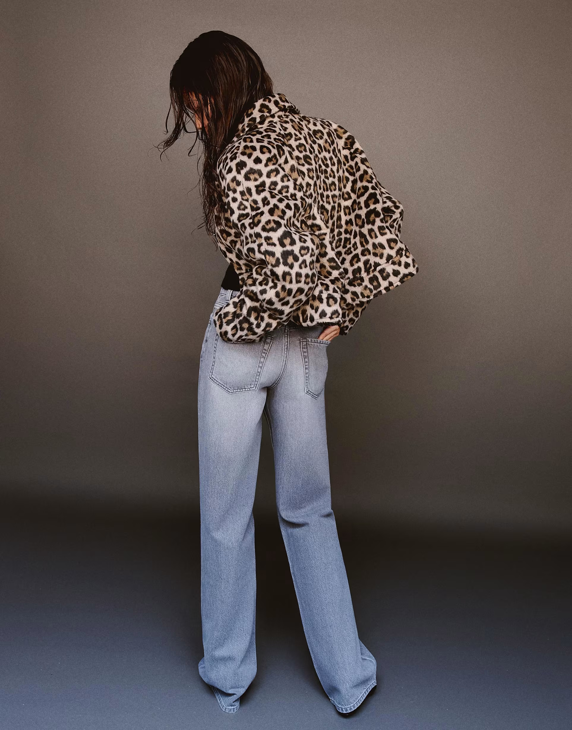 Bershka wide leg 90s jeans in grey | ASOS (Global)