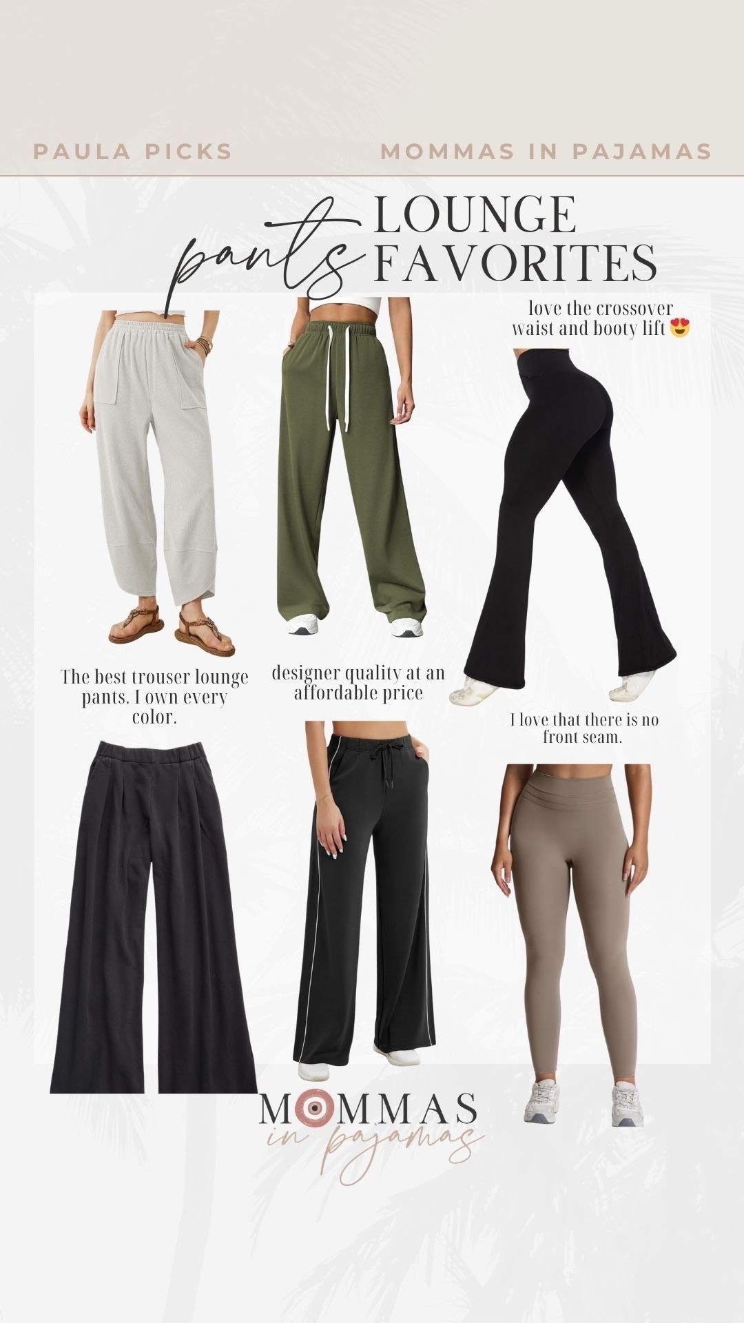 Raise your hand if you are a short girl who lives for good lounge pants?! I’m not kidding when I tell you these are the best pants I’ve found lately. From casual sweatpants to the best seamless flare/yoga pants to workout pants that do not roll down and the Aerie trouser lounge pants that I seriously own in every color (they are THAT good); these are my favorites. If you want to cozy, cute and comfy this winter you need these. 
Comfy winter pants, casual mom pantss

#LTKPetite #LTKSeasonal #LTKMidsize
