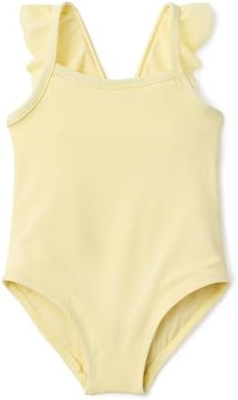 Amazon Essentials Baby Girls' One-Piece Frill Swimsuit | Amazon (US)