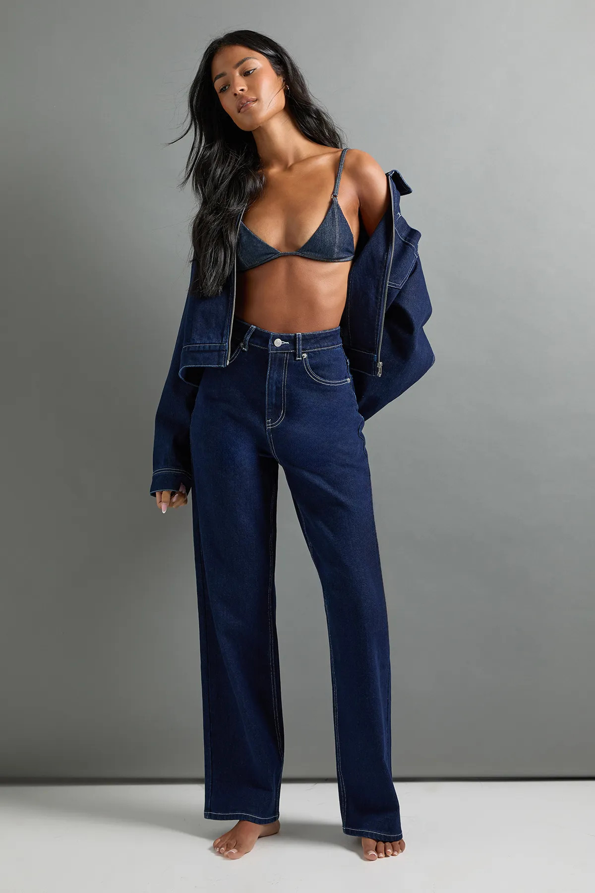 The Tall High Waist Straight Leg Jean | boohoo (US & Canada)