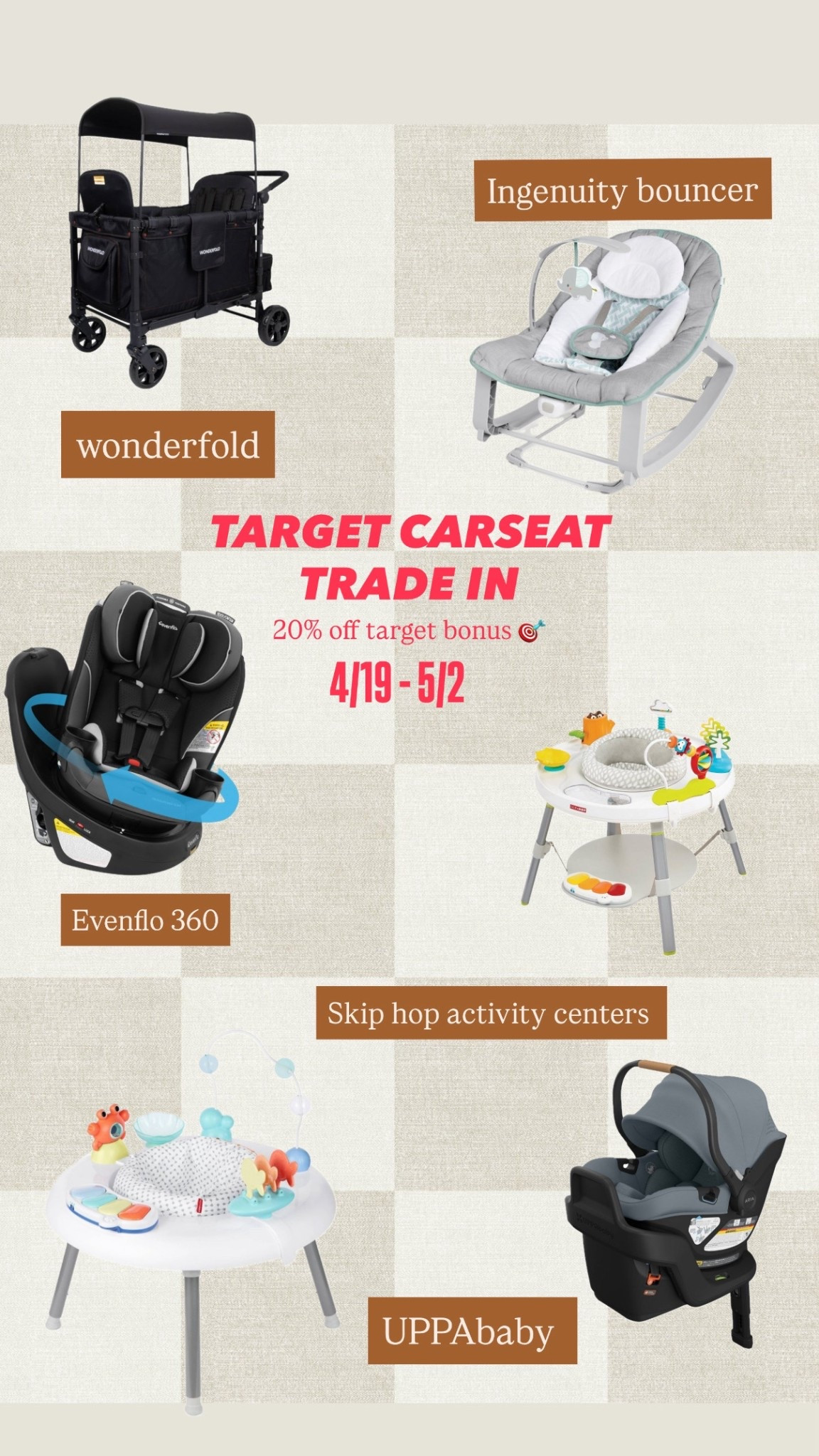 @Target is back with their car seat trade in event 🎯 Some of our favs listed! Get your bonus when you trade in! 

#LTKKids #LTKMothersDay #LTKBaby
