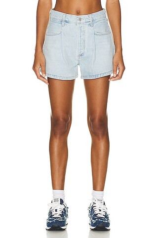 Franca Pleated Baggy Short | FWRD 