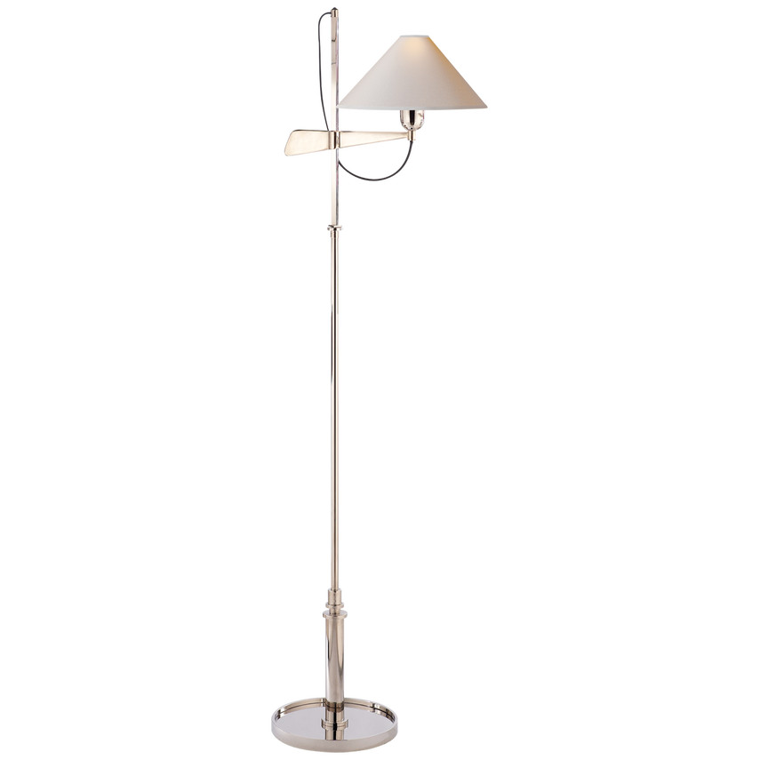 Hargett Bridge Arm Floor Lamp | Visual Comfort
