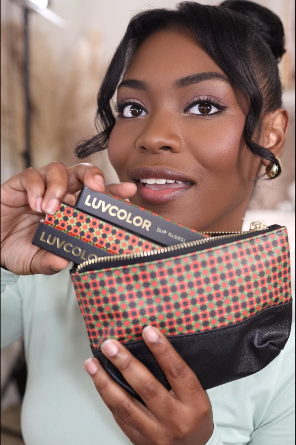 Showcasing Luv + Co’s Luv-U Glosses! These glosses are dye-free, vegan, and pigmented for women like myself who have been searching for glosses with great color payoff for darker lips! @shop.LTK #ad #liketkit #Ltkbeauty