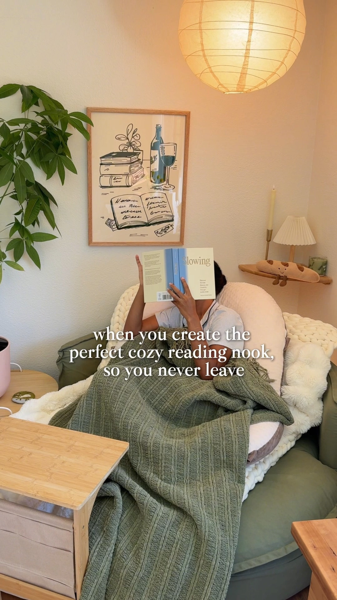 my reading nook is one of my favorite places to be 📖🕯️🤎

#LTKselfcare #LTKHome #LTKGiftGuide