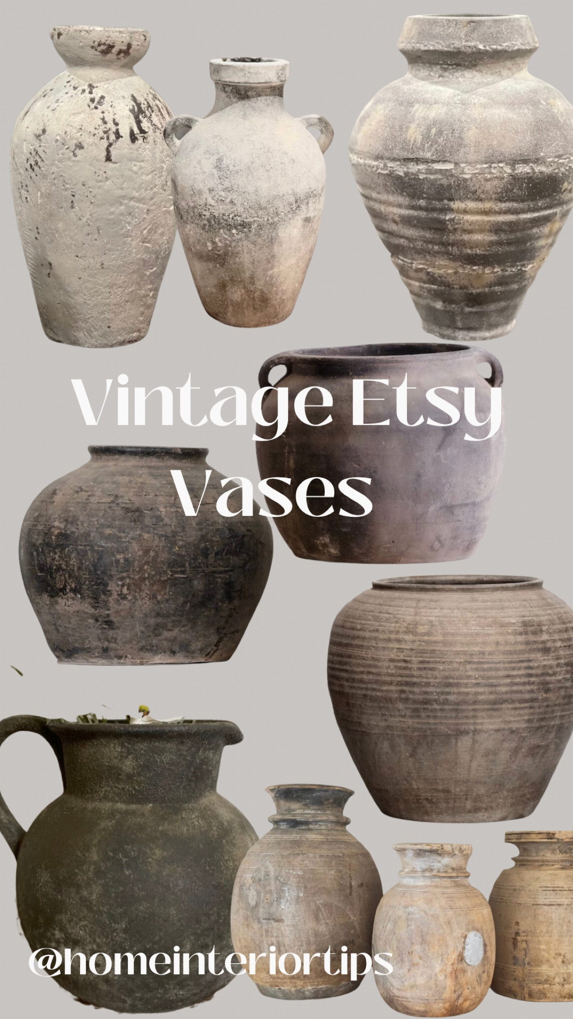 Vintage Etsy Vases and Pots