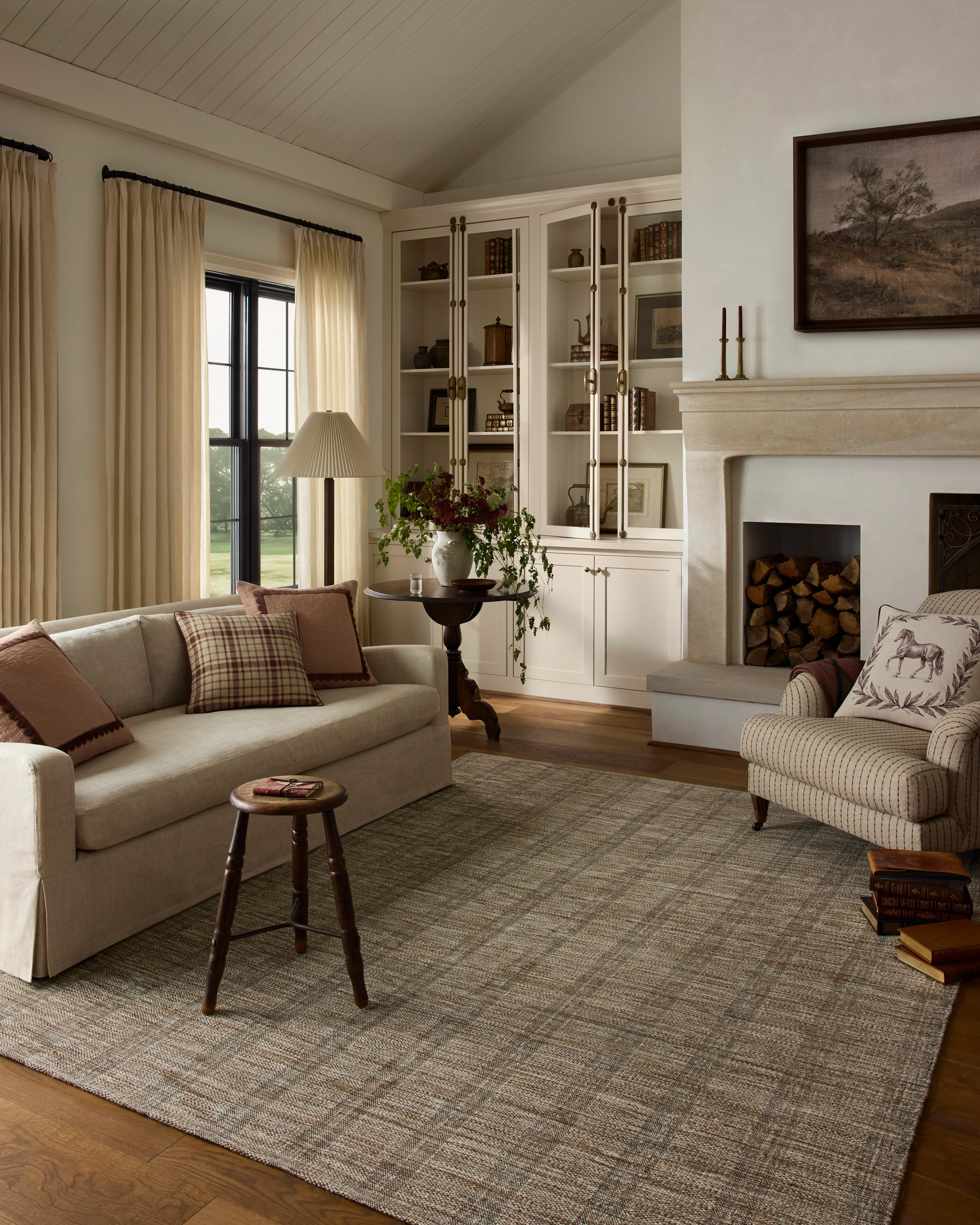 Chris Loves Julia x Loloi-Eugene-EUG-01-Toffee, Ivory | Rugs Direct