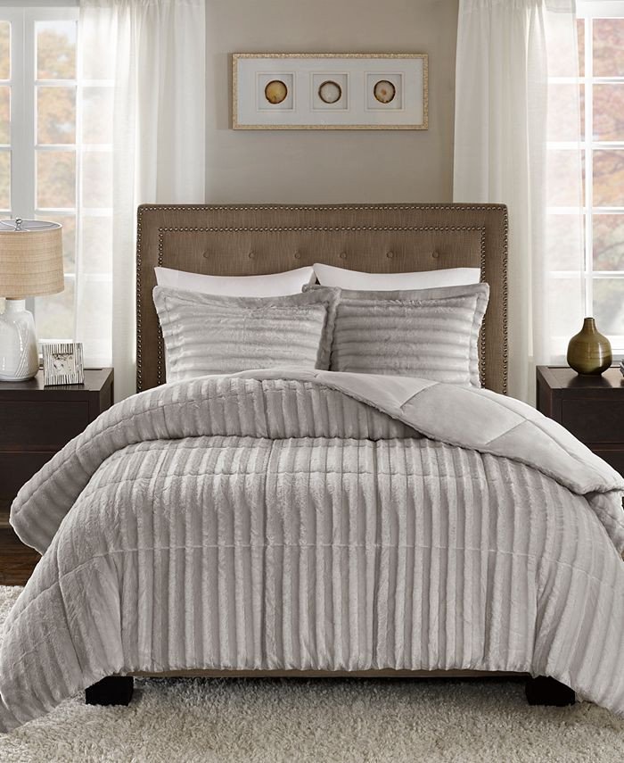 Madison Park Duke Reversible 3-Pc. Comforter Set, King/California King & Reviews - Home - Macy's | Macys (US)