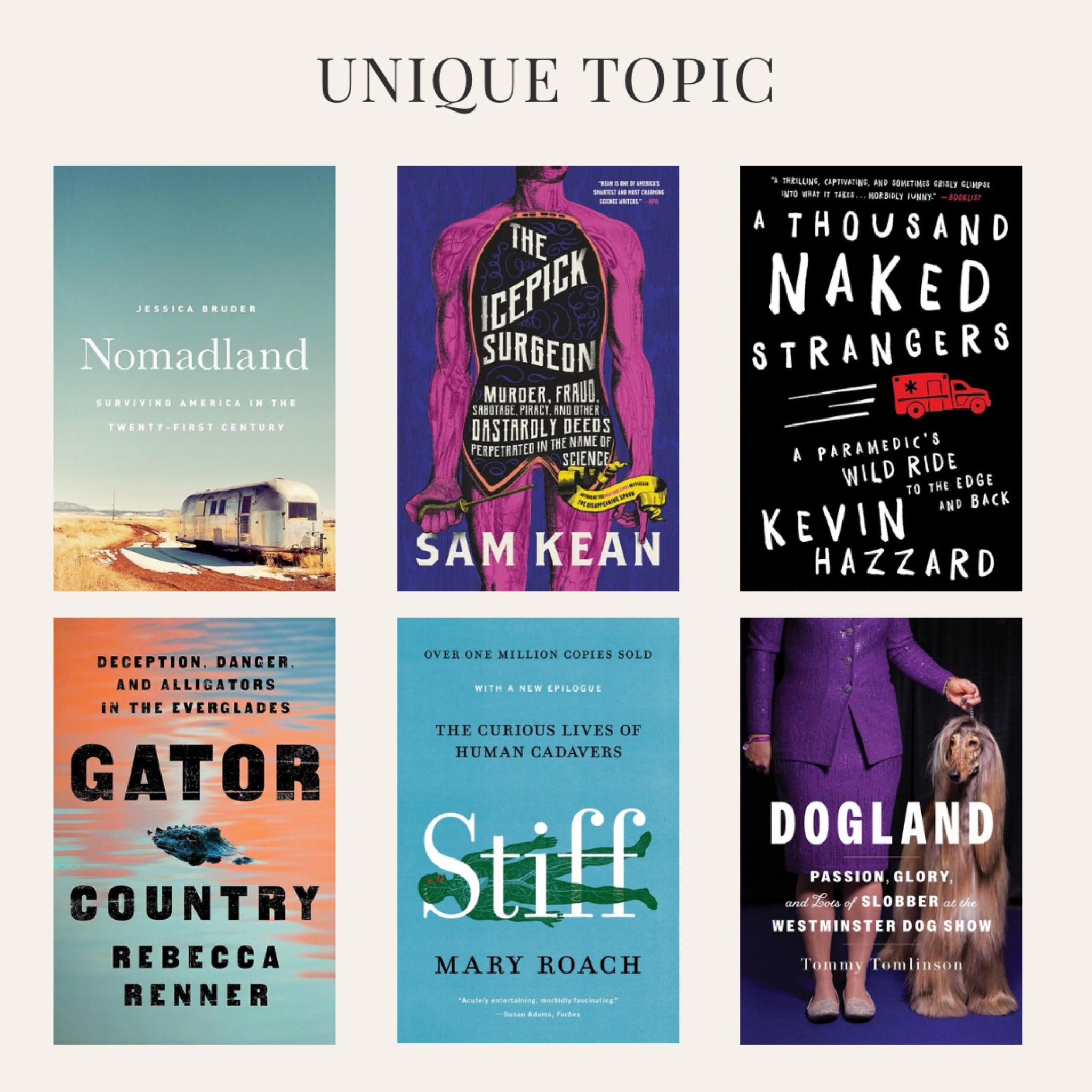 Non-fiction books, unique books, book lovers, book recommendations 

#LTKFindsUnder50 #LTKGiftGuide