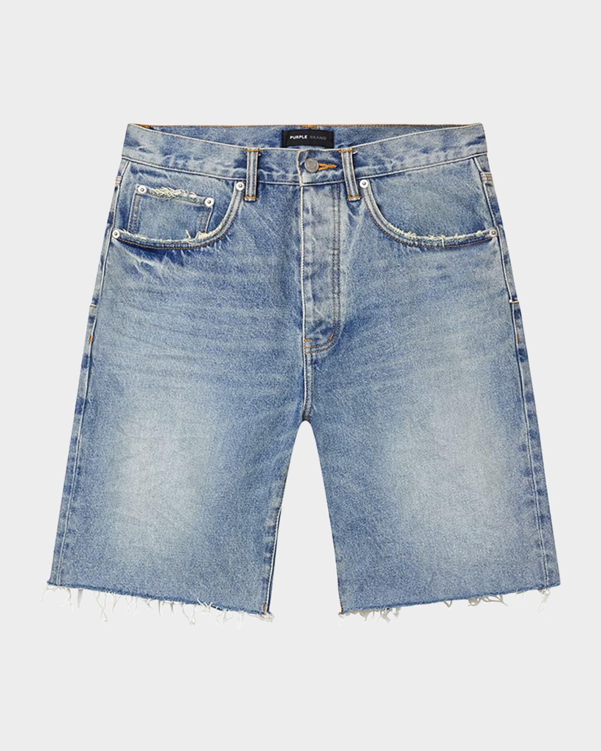 Men's Cast Iron Denim Shorts | Neiman Marcus
