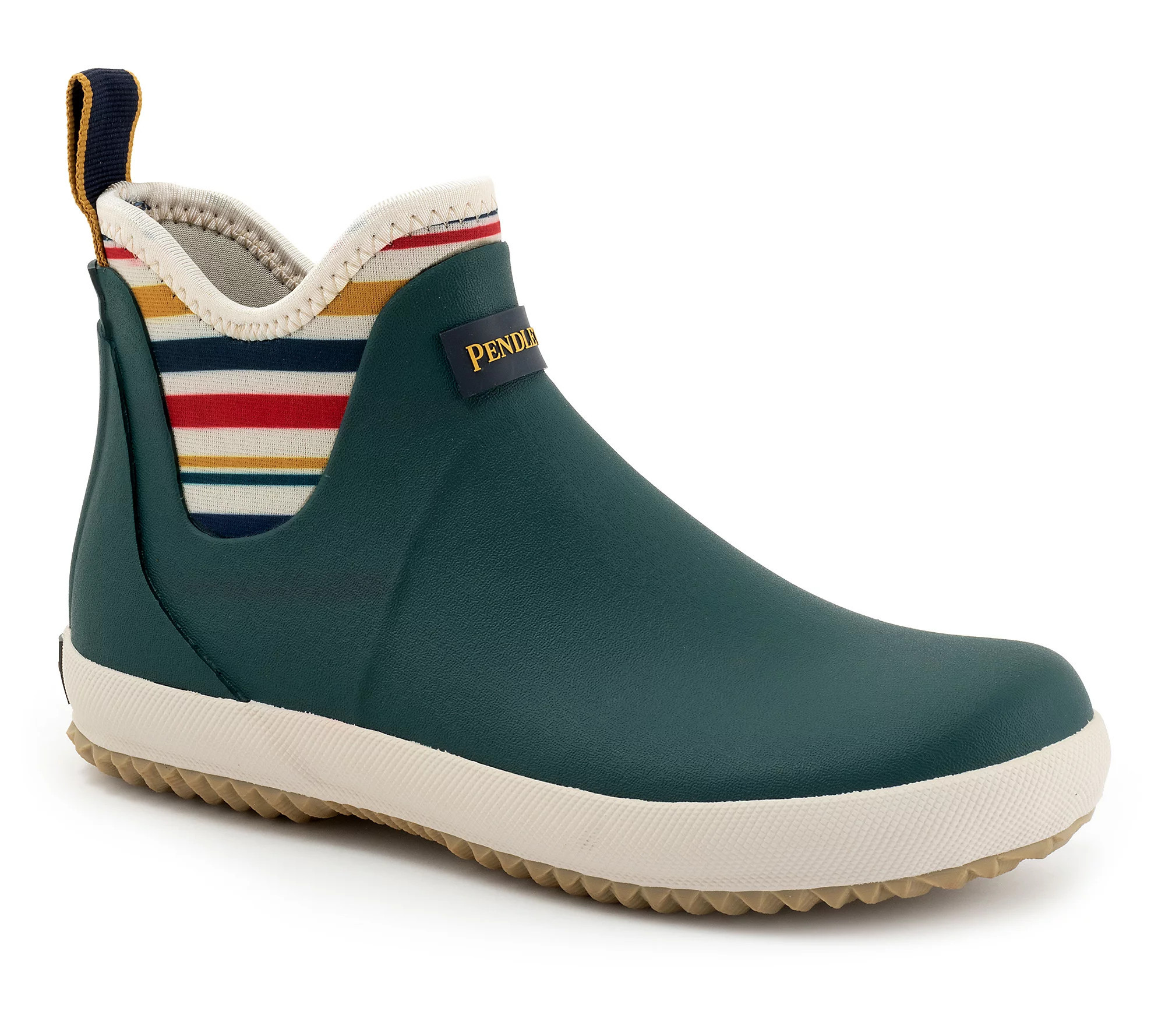 Pendleton Stripe Neo Chel Puddle-proof Chelsea oots | QVC