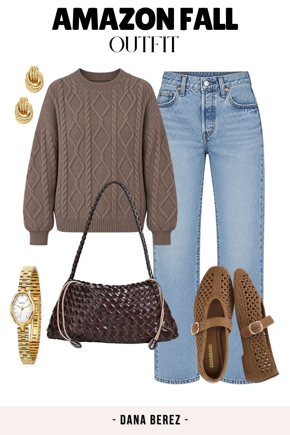 A cozy fall uniform I’ll wear over and over 🤎 Cable knit, straight-leg denim and warm brown accessories make this one so easy to recreate.

Amazon fall outfit, Amazon fashion, cable knit sweater, straight leg jeans, brown accessories, Mary Jane flats, casual fall style, midsize fashion, size 12/14 outfit

#LTKootd #LTKSeasonal #LTKMidsize