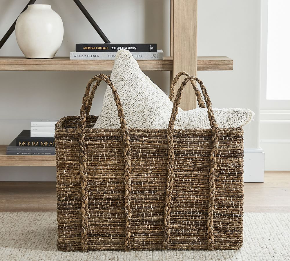 Wynne Handwoven Rectangular Baskets | Pottery Barn (US)