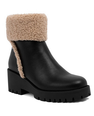 Women's Osena Lug Sole Cozy Booties | Macy's