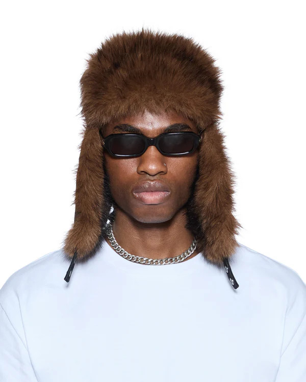 Trapper Hat Flocked Black | Ksubi (US)