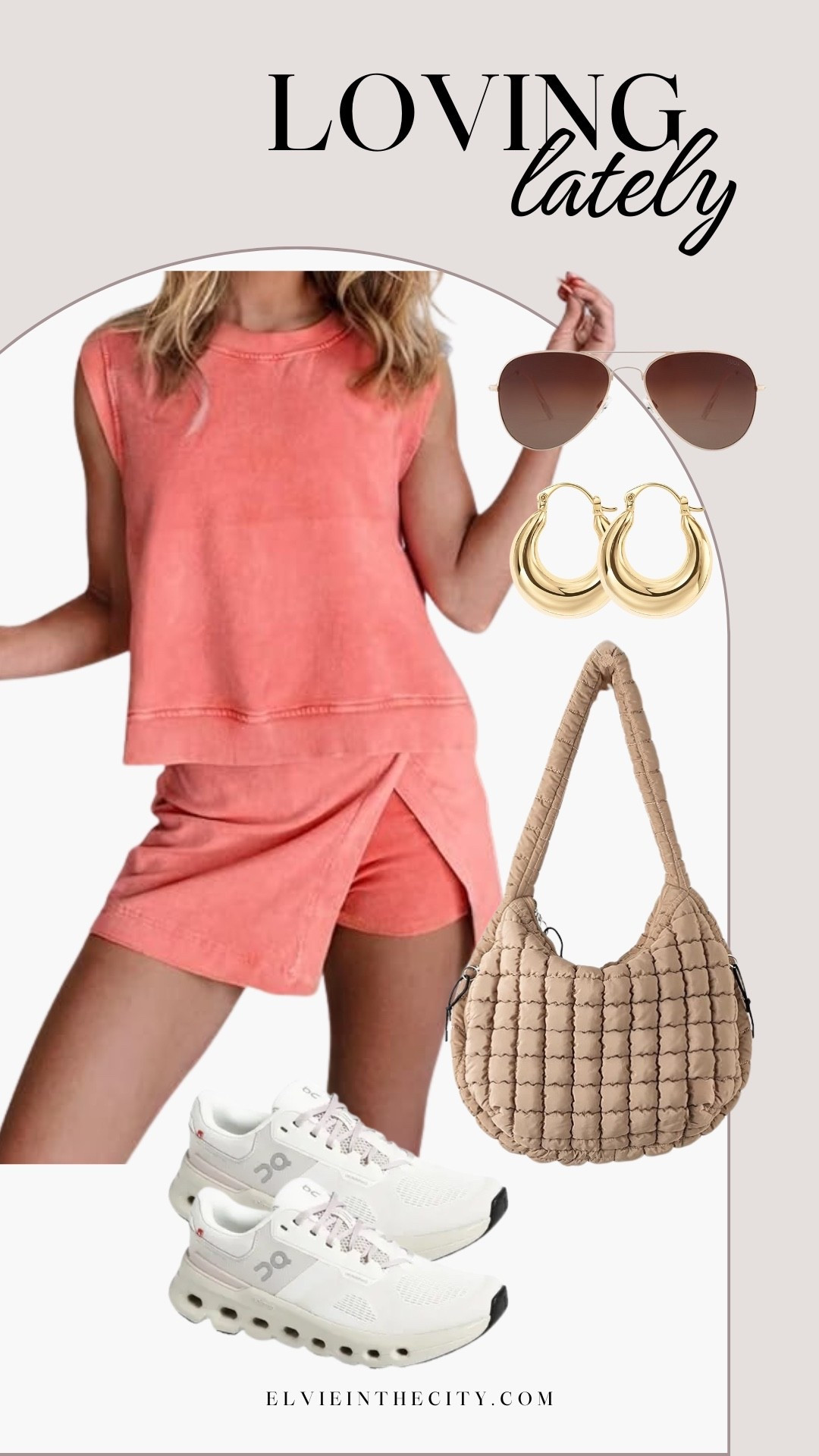 I’ve been loving this two-piece tank and split skirt set. It comes in a bunch of colors. I’ve paired it with aviator sunglasses, gold hoop earrings, a puffer shoulder bag, and OnCloud sneakers.

Ootd, travel outfit, resort wear, vacation outfit, fashion over 40, over 50 style, amazon fashion, affordable fashion

#LTKPetite #LTKOver40 #LTKFindsUnder50