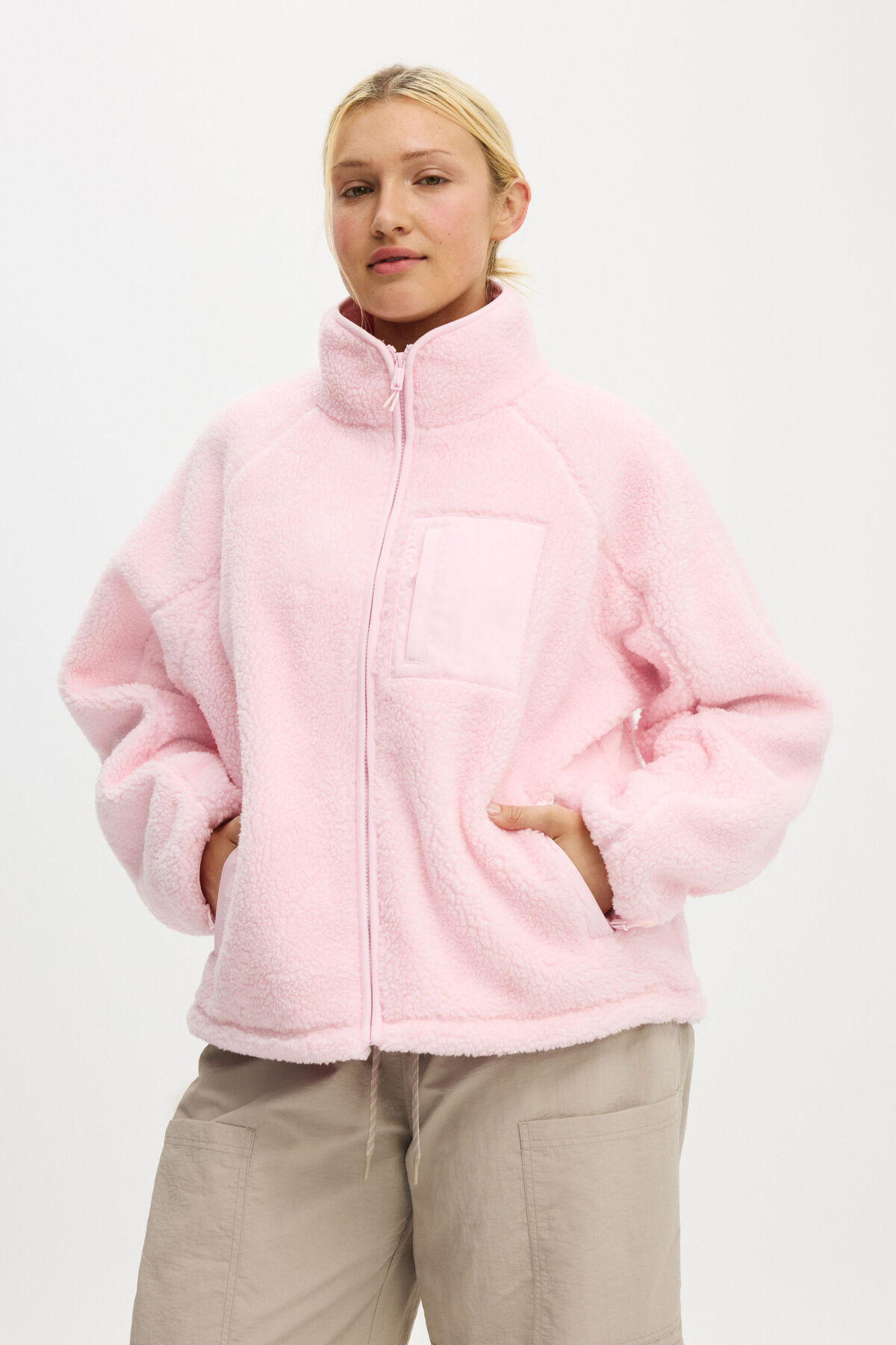 Trail Sherpa Zip Through | Cotton On (US)