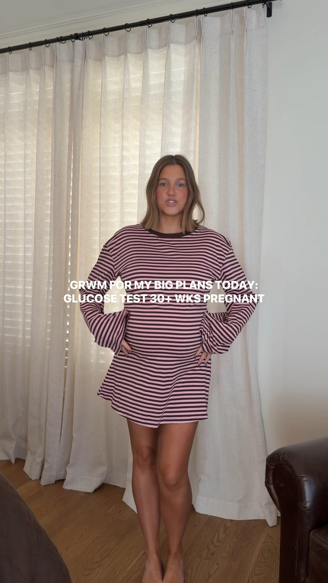 Dress size 10 I’m 5’ 5” and it’s such a perfect length!! If I wasn’t pregnant I would do an 8. Stick with true size. Boots true to size probably my most worn cowboy boots ever!! Amazon necklace for a pop of color 

#pregnancystyle #bumpstyle #stripeddress #bresheppard #princesspolly 

#LTKBump