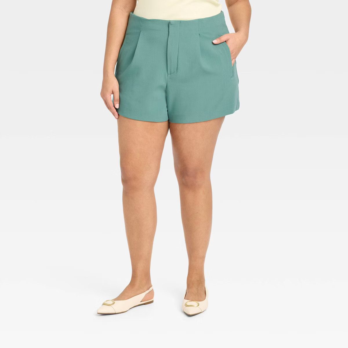Women's High-Rise Tailored Shorts - A New Day™ | Target